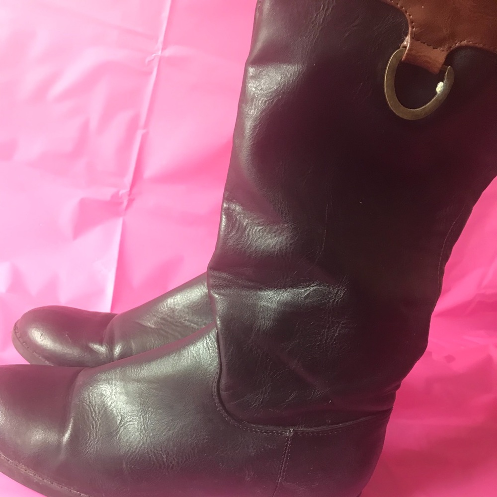 Merona Half Calf Riding Style Boots Size 7
